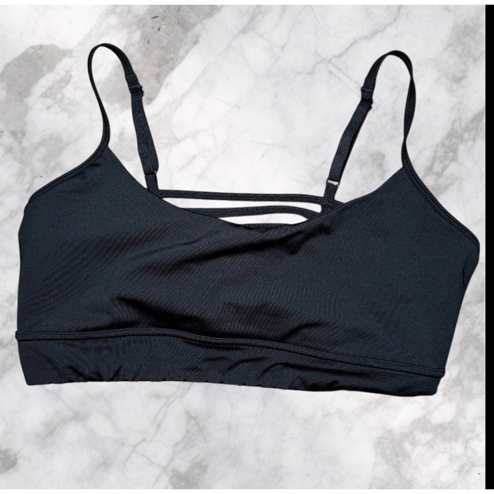 Marika Black Strappy Back Sports Bra Womens Small Yoga Activewear Bralette